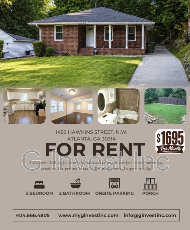 Atlanta House: 1459 Hawkins Street Northwest