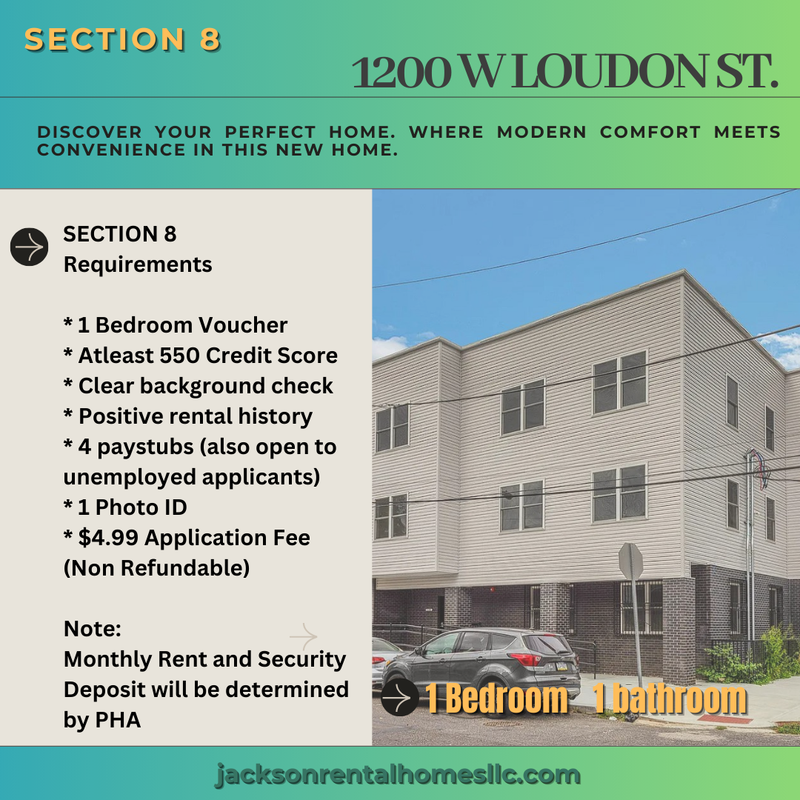 Philadelphia Condo: 1200 West Loudon Street - Unit 305