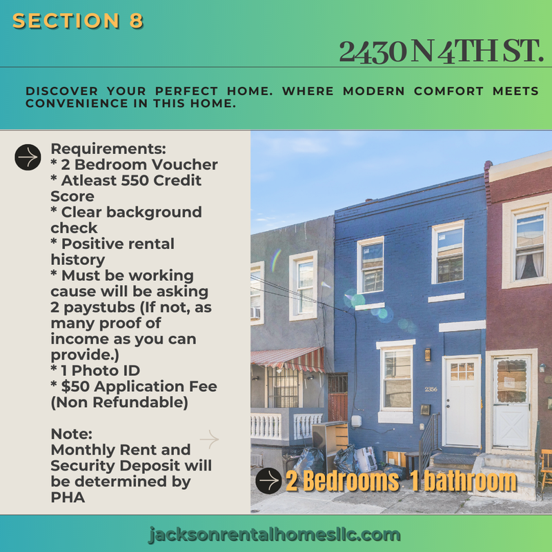 Philadelphia House: 2356 North 4th Street