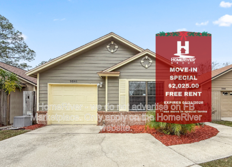 Jacksonville House: 9846 Paddlewheel Ct