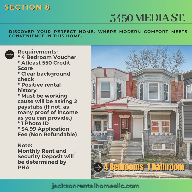 Philadelphia House: 5450 Media Street