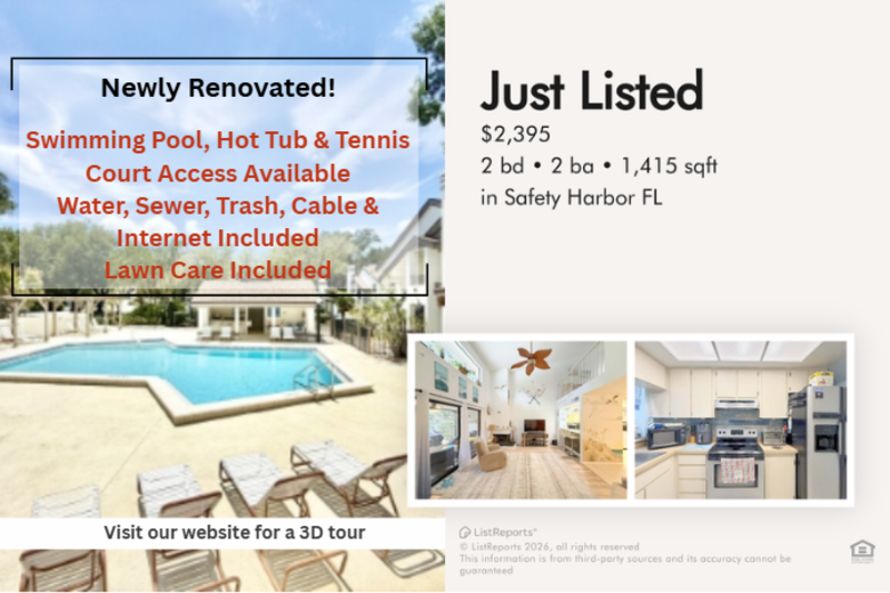 Safety Harbor Townhome: 1723 Cypress Trace Drive