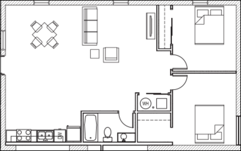 Leavenworth Condo: 601 S. 5th St #101