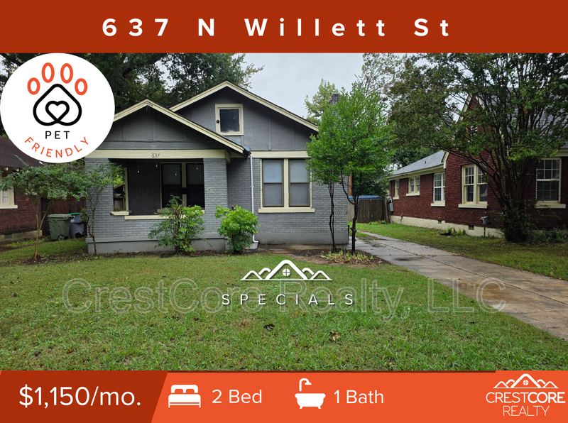 Memphis House: 637 N Willett St