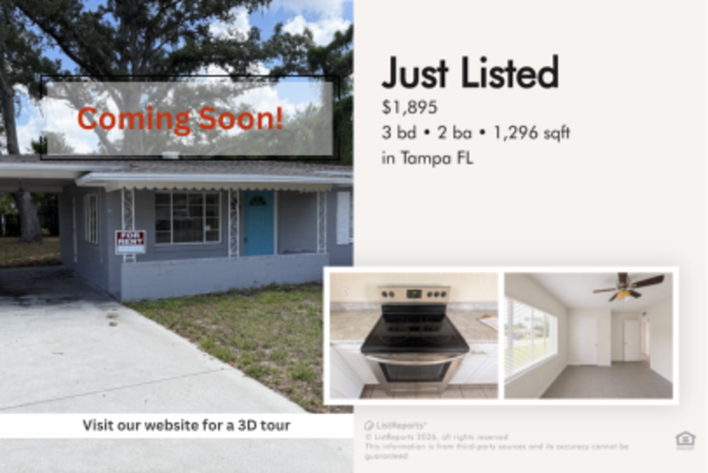 Tampa House: 1318 Divot Lane