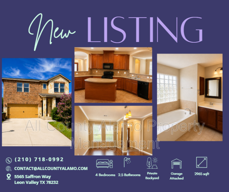 San Antonio House: 5565 Saffron Way
