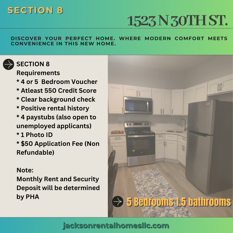 Philadelphia House: 1523 North 30th Street