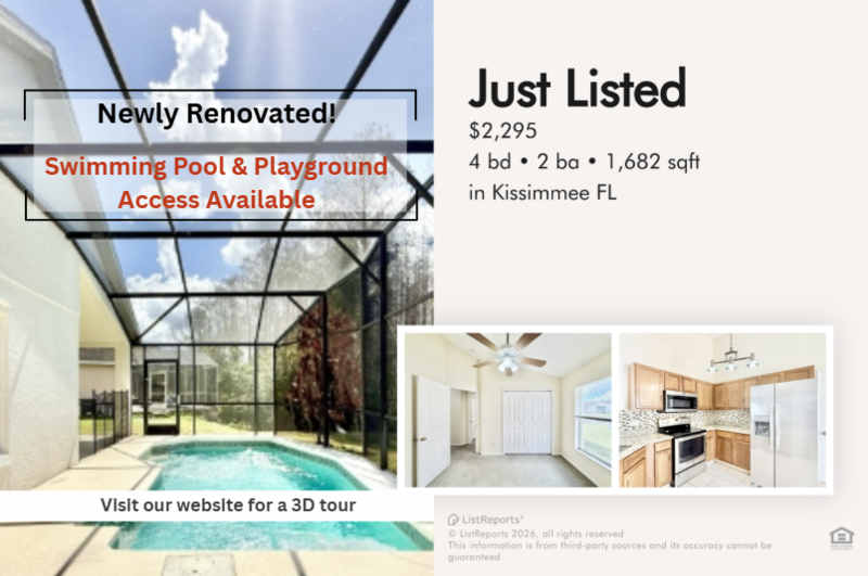 Kissimmee House: 3120 Stern Court