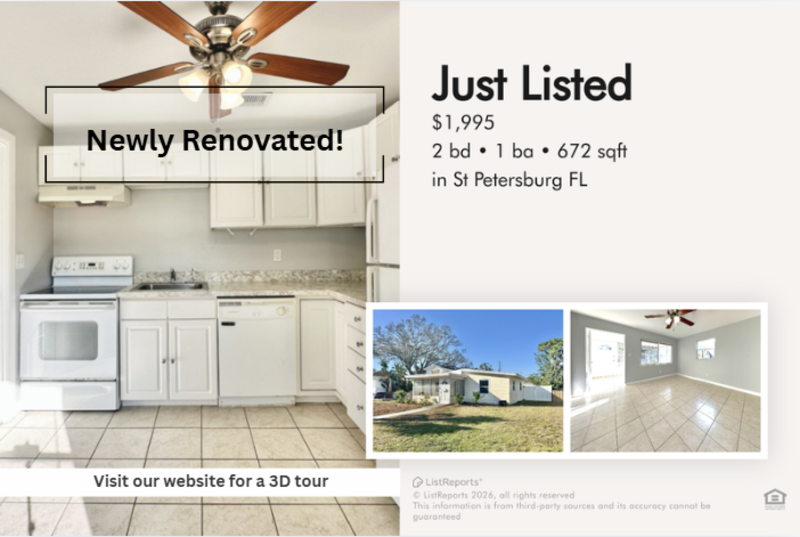 St. Petersburg House: 5566 Kelly Drive North