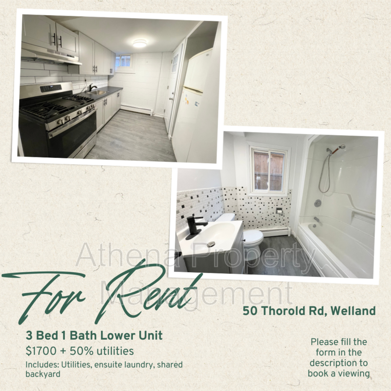 Request a Viewing for 50 Thorold Road, Lower Tenant Turner