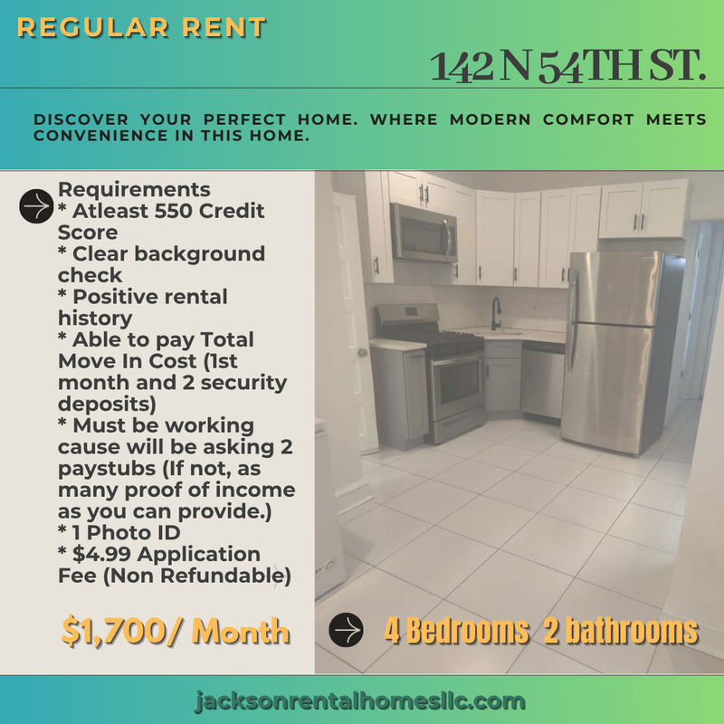 Philadelphia House: 142 North 54th Street