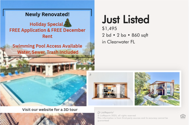 Clearwater Condo: 3455 Countryside Blvd Unit 6