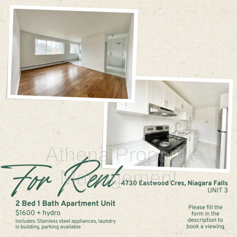 Request a Viewing for 4730 Eastwood Crescent, Unit 3 Tenant Turner