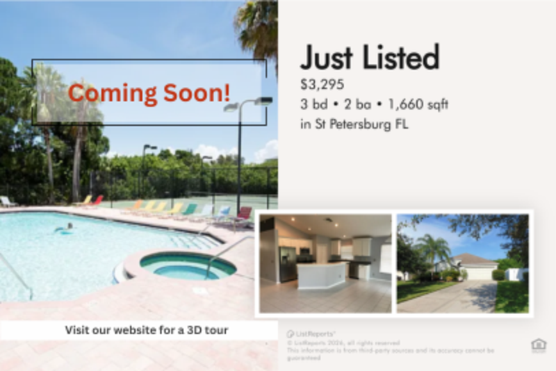 St. Petersburg House: 838 Addison Drive Northeast