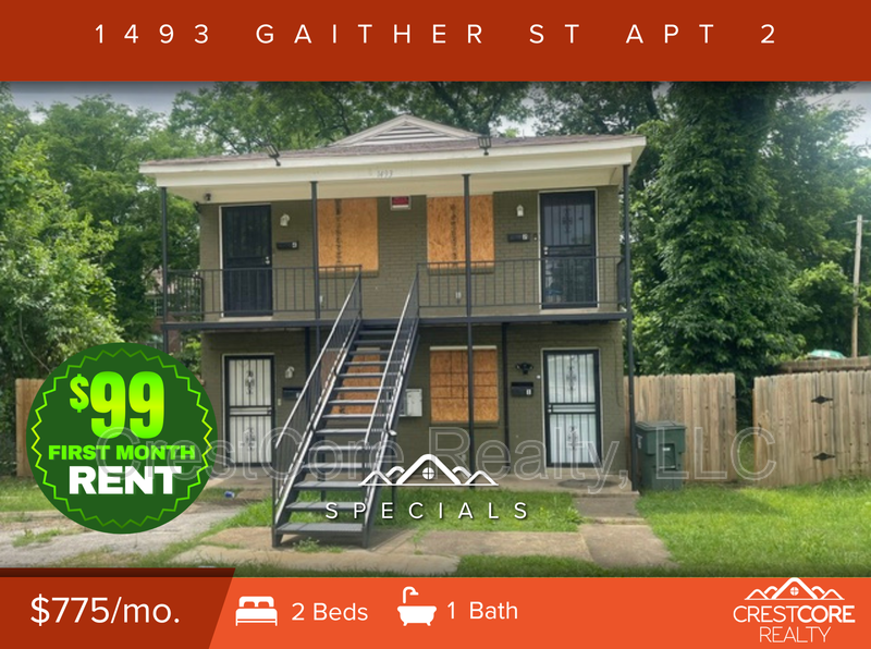 Memphis Condo: 1493 Gaither St