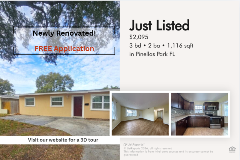 Pinellas Park House: 4041 67th Avenue North