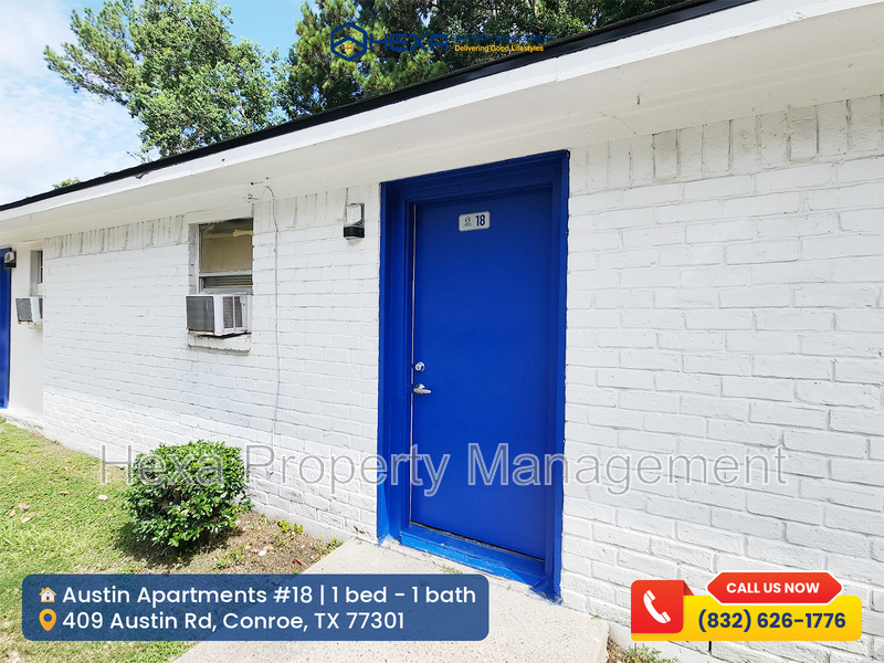 1 Bedroom Apartment – 409 Austin Rd 1 Bedroom Unit 18, Conroe, TX
