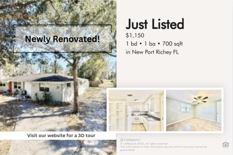 New Port Richey Condo: 5852 Monroe Street