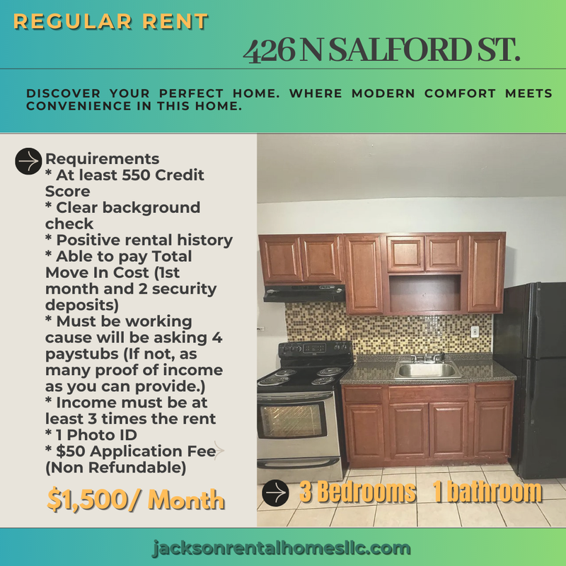 Philadelphia House: 426 North Salford Street