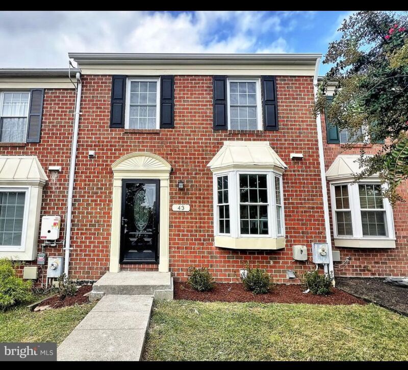 Owings Mills Townhome: 43 Wellspring Cir