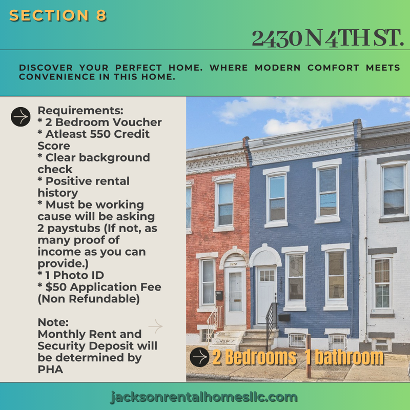 Philadelphia House: 2430 North 4th Street