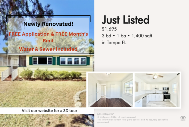 Tampa House: 5506 Staley Drive