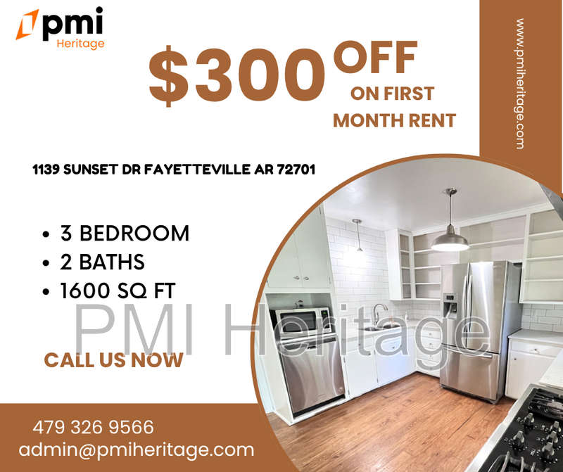 Fayetteville Townhome: 1139 N Sunset Dr
