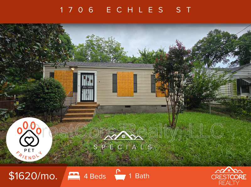 Memphis House: 1706 Echles St