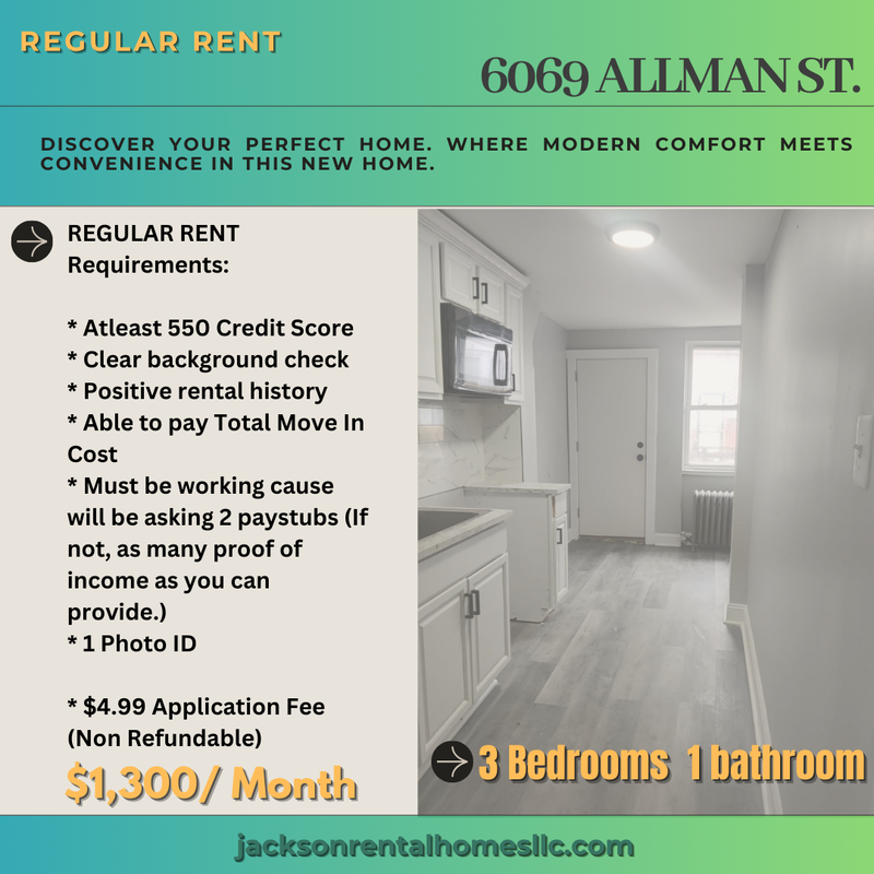 Philadelphia House: 6069 Allman Street