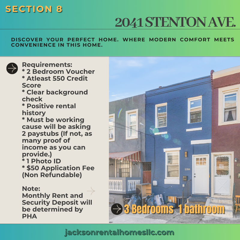 Philadelphia House: 2041 Stenton Avenue