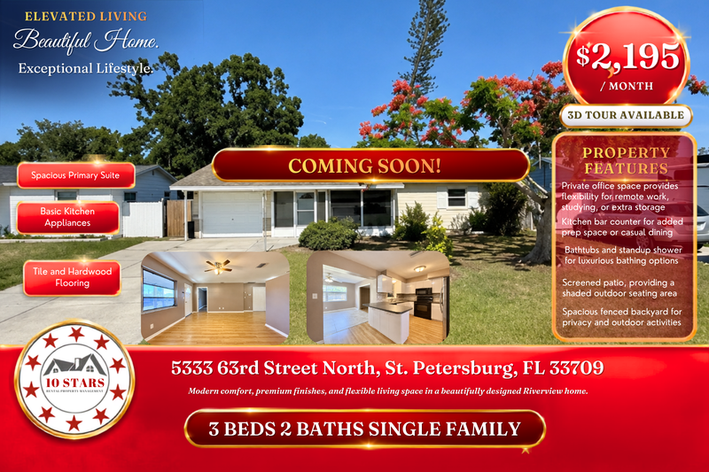 St. Petersburg House: 5333 63rd Street North