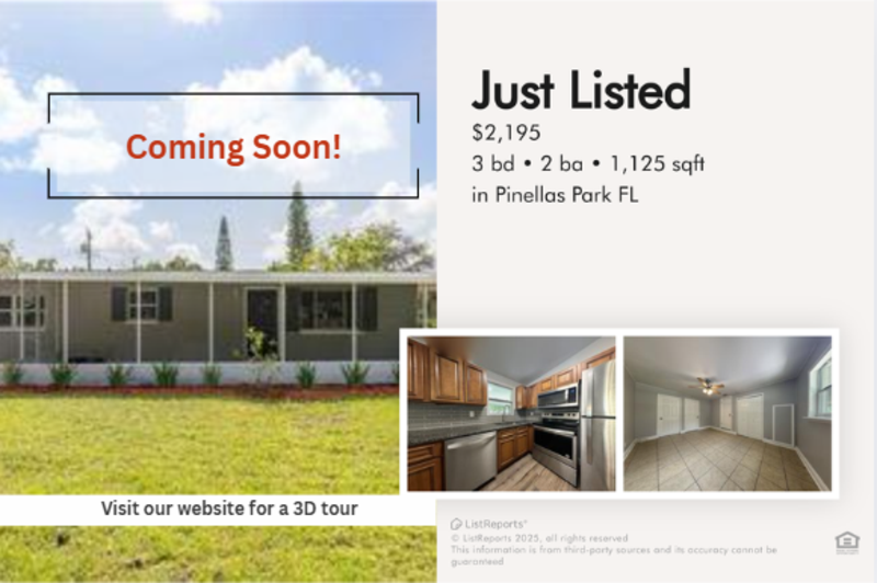 Pinellas Park House: 8972 67th Street