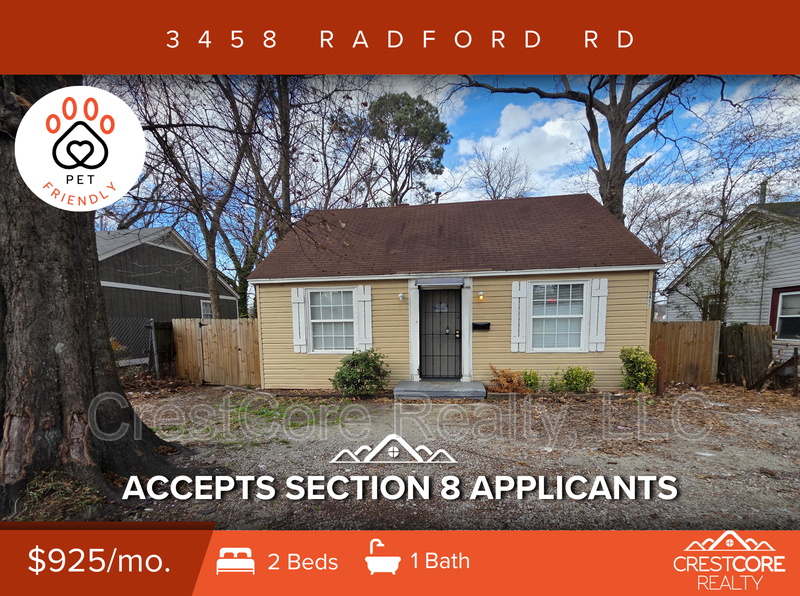 Memphis House: 3458 Radford Rd