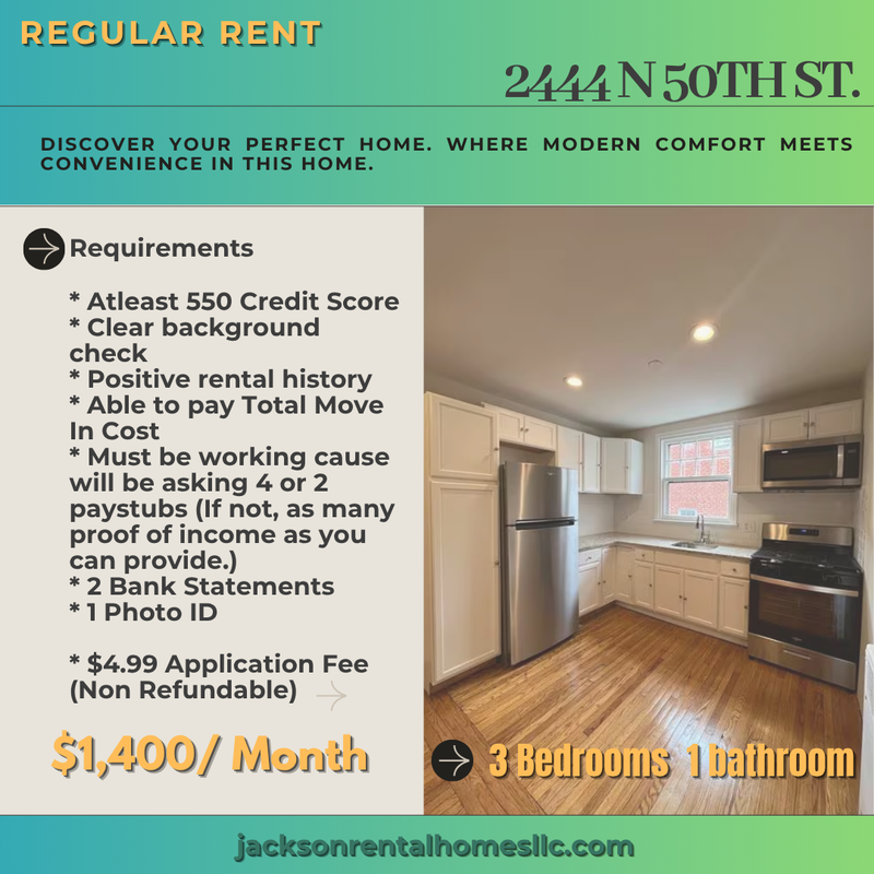 Philadelphia Condo: 2444 North 50th Street - 2nd Floor