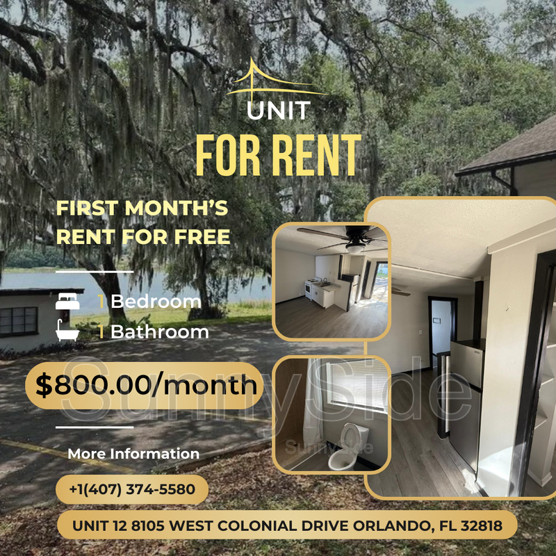 Orlando Condo: Unit 12 8105 West Colonial Drive