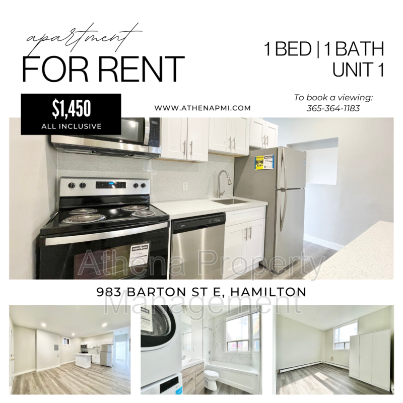 Request a Viewing for 983 Barton St East, Unit 1 - Tenant Turner