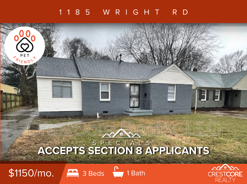 Memphis House: 1185 Wright Rd