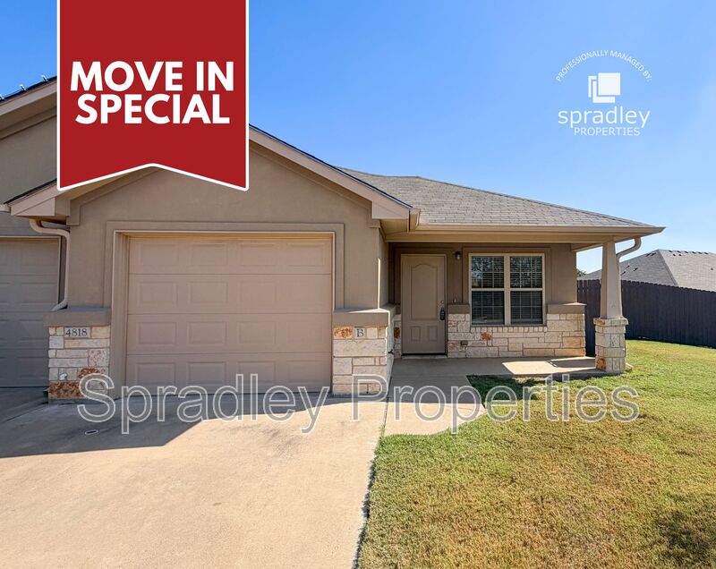 Temple Townhome: 4818B Deep Dr