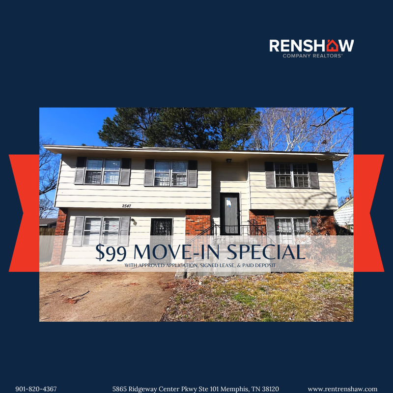 Memphis House: 2547 Courtney Dr