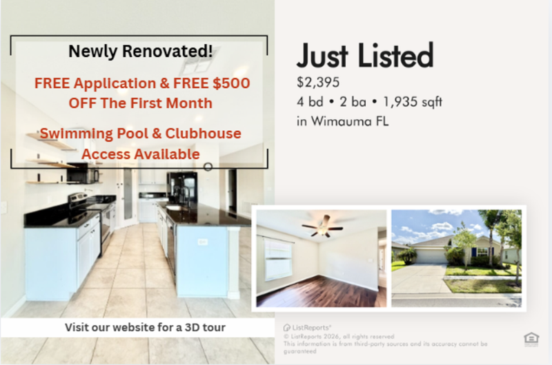 Wimauma House: 17134 White Mangrove Drive