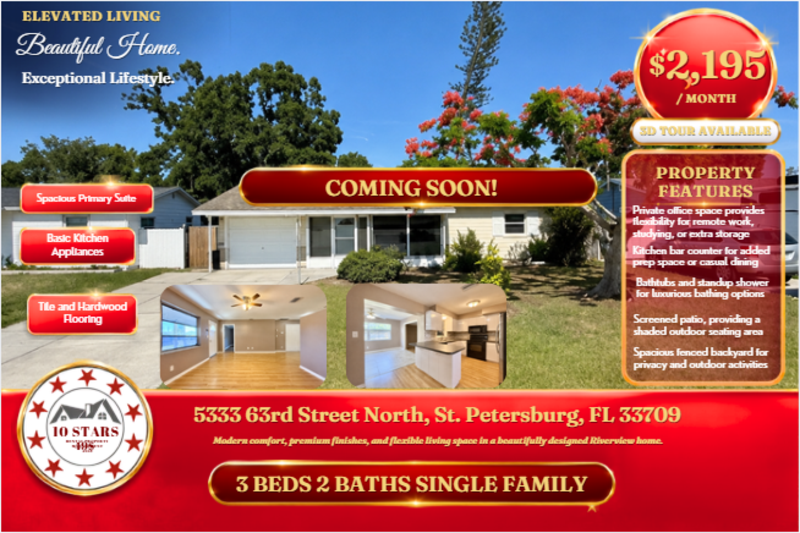St. Petersburg House: 5333 63rd Street North