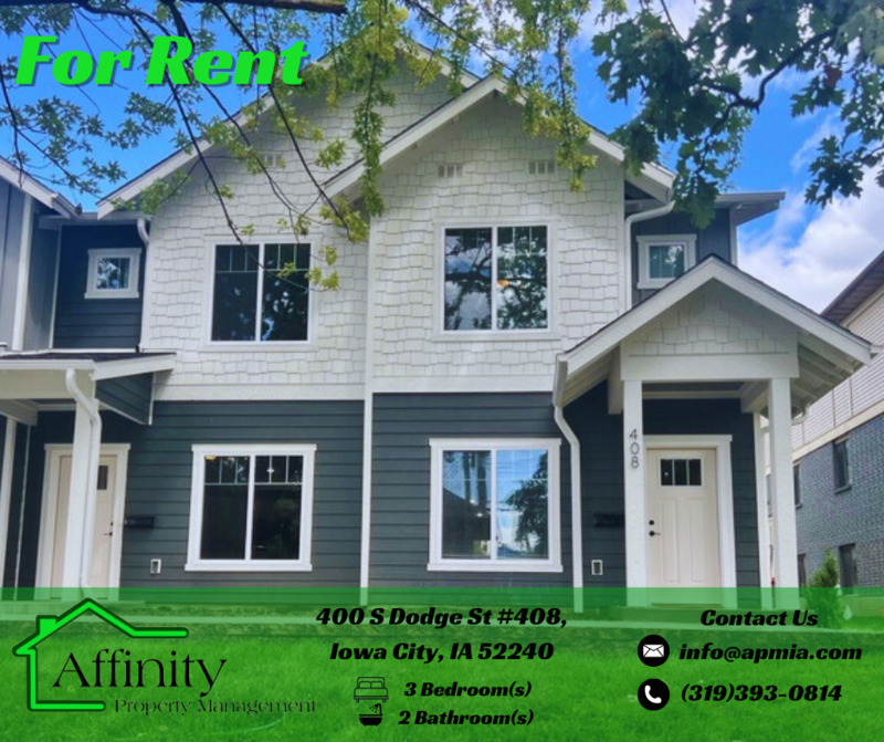 Iowa City Townhome: 400 S Dodge St