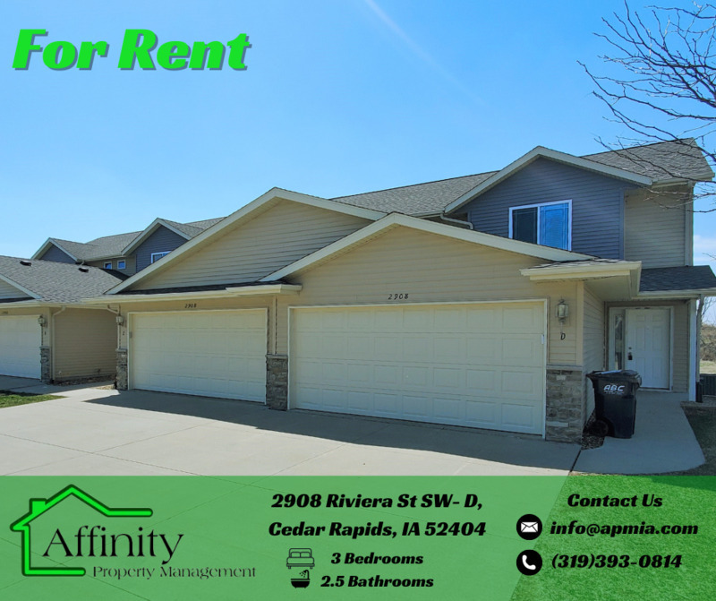 Cedar Rapids Condo: 2908 Riviera St SW