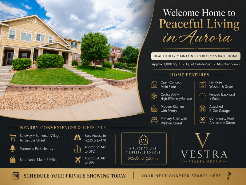 Aurora Condo: 17273 East Wyoming Place