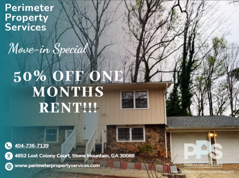 Stone Mountain House: 4852 Lost Colony Court