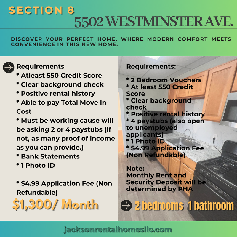 Philadelphia House: 5502 Westminster Avenue