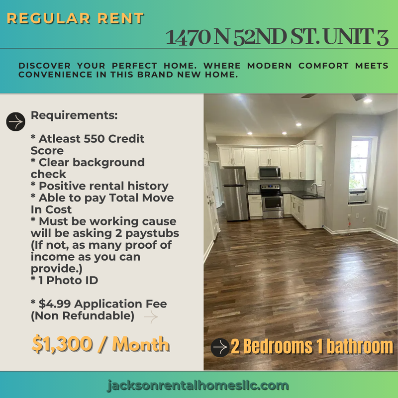 Philadelphia Condo: 1470 North 52nd Street - Unit 3