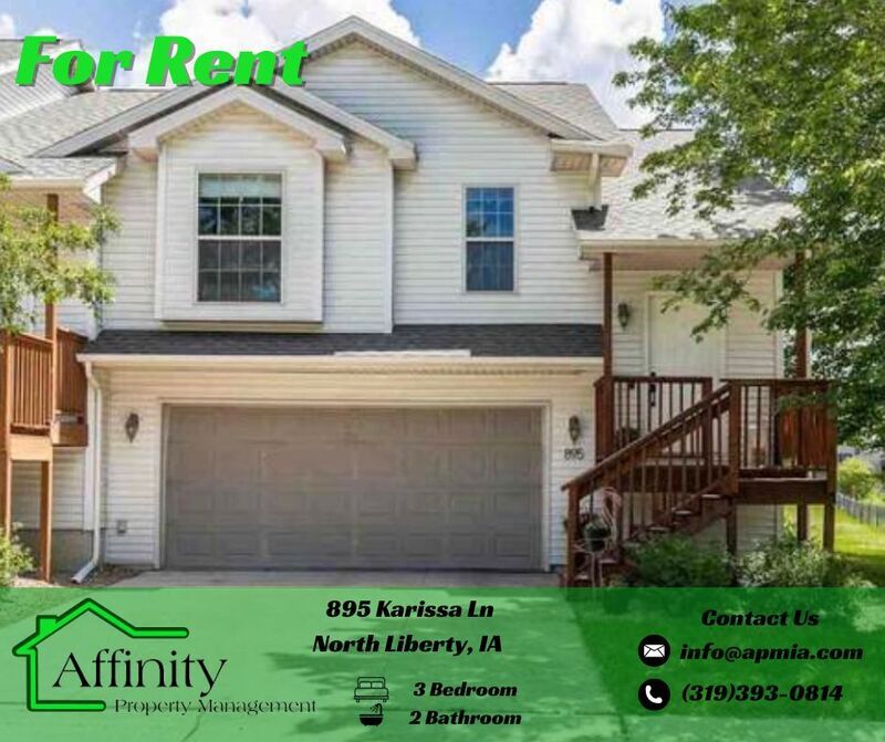 North Liberty Townhome: 895 Karisa Lane