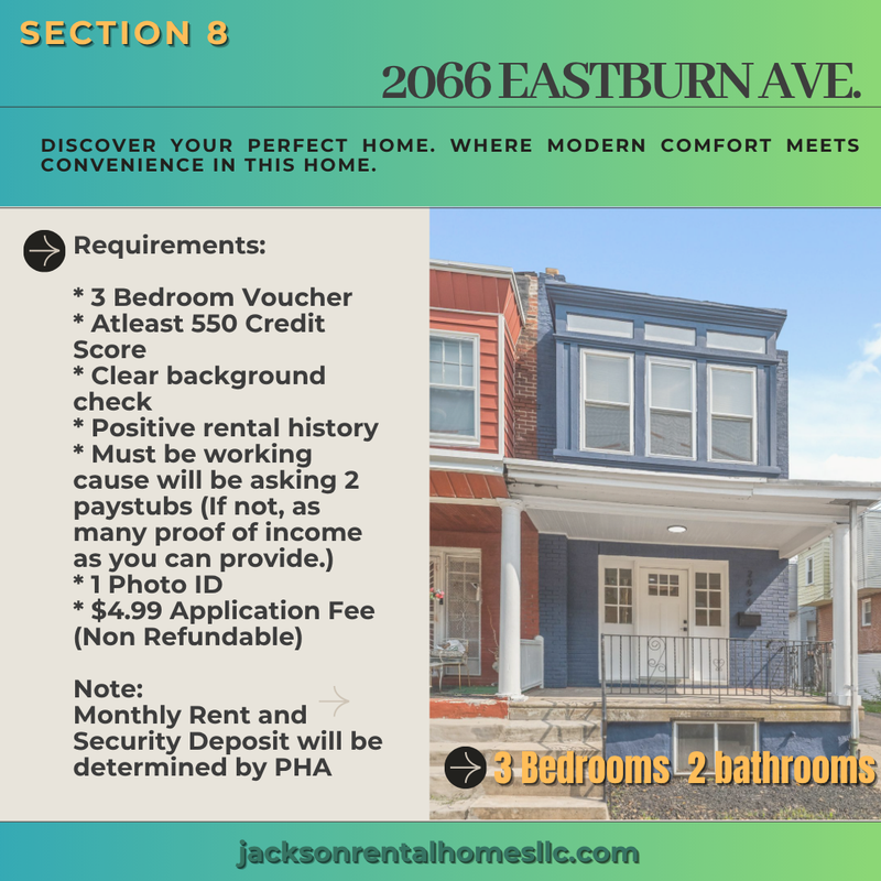 Philadelphia House: 2066 Eastburn Avenue
