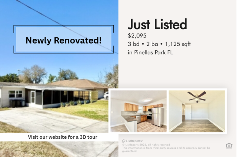 Pinellas Park House: 8972 67th Street